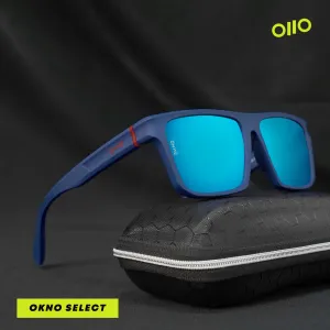 Barton Matte Navy Blue Power Sunglasses