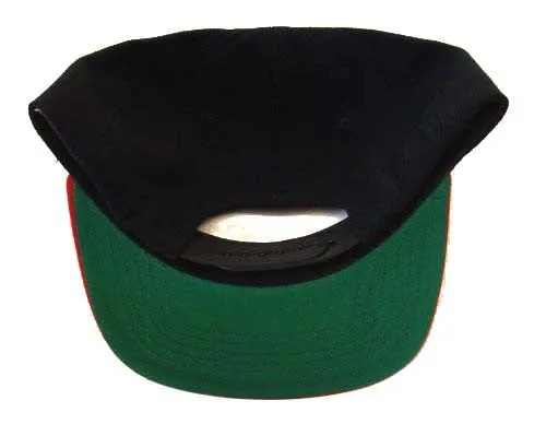 Birmingham Black Barons Snapback Retro Replica AN Negro League Black Red Cap Hat