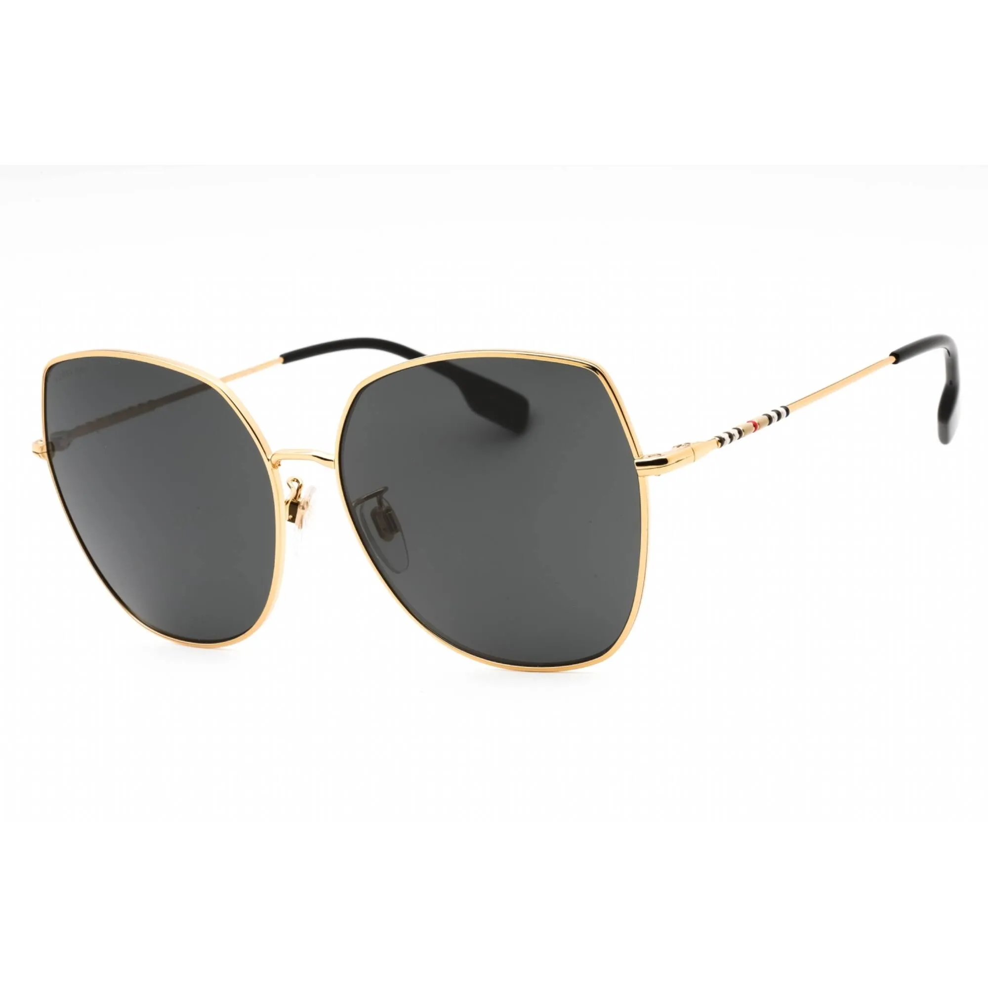 Burberry Women's Sunglasses - Gold Metal Full Rim Butterfly Frame | 0BE3136D 101787
