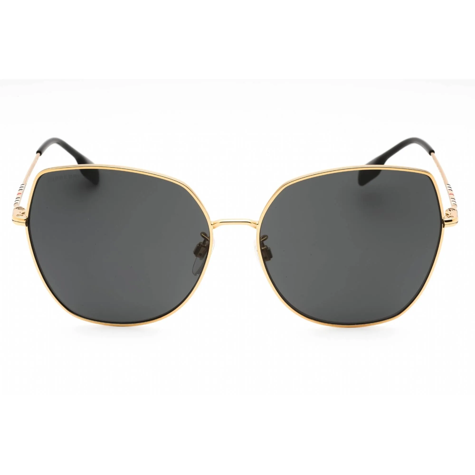 Burberry Women's Sunglasses - Gold Metal Full Rim Butterfly Frame | 0BE3136D 101787