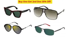 Buy One Get 2nd One 35% Off! Carrera Unisex Sunglasses Blowout - Brand New Ships Next Day!
