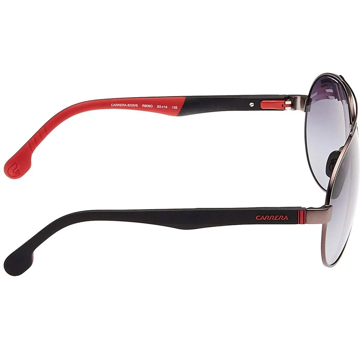 Carrera Men's Sunglasses - Semi Matte Dark Ruthenium Frame | 8025-S-0R80-9O-63-14-135