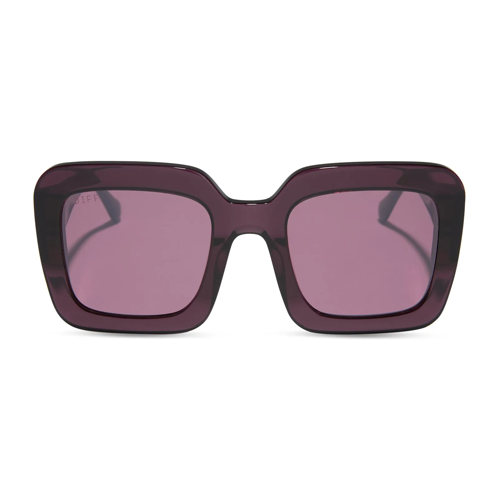 CHARISE - AUBERGINE   AUBERGINE W SILVER FLASH SUNGLASSES