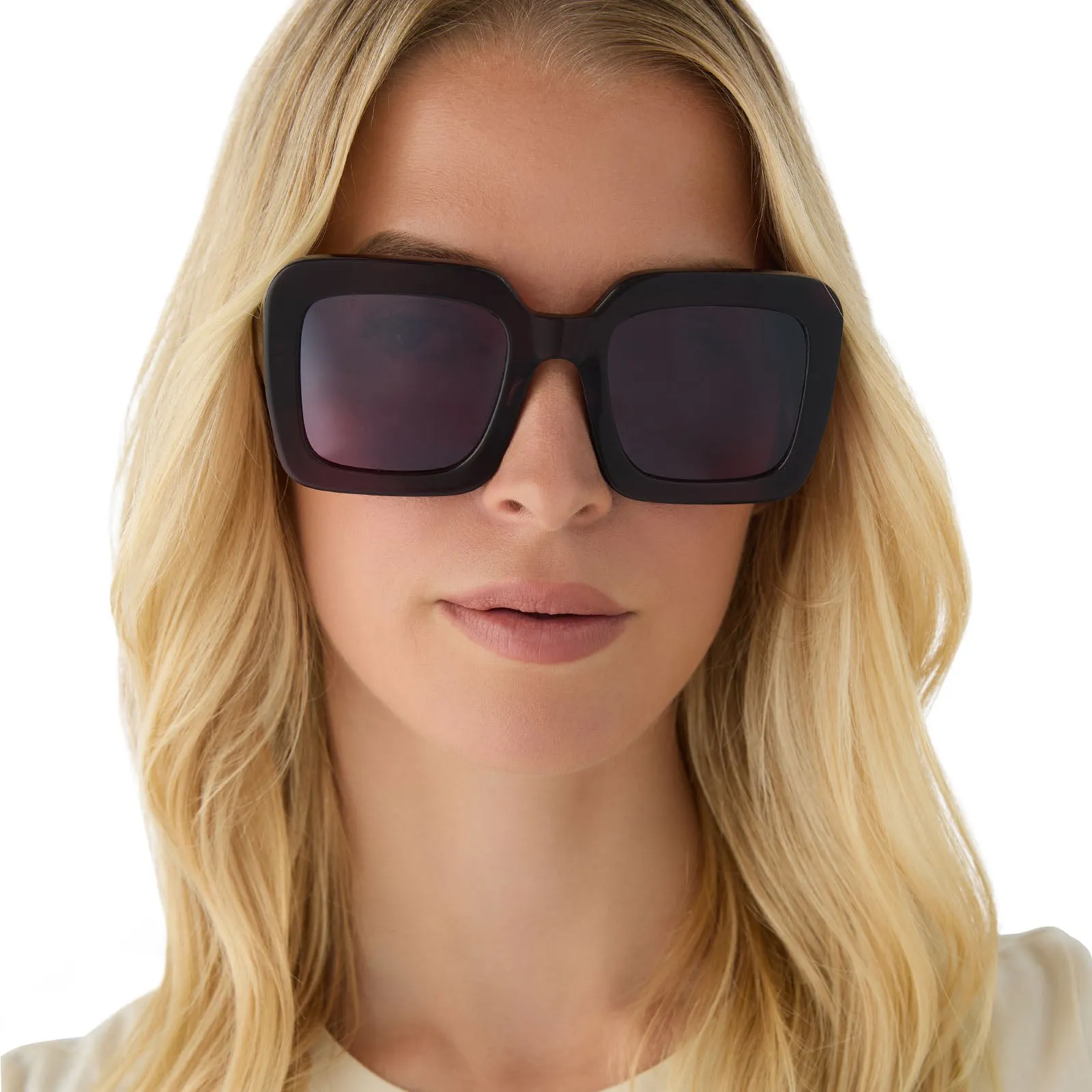CHARISE - AUBERGINE   AUBERGINE W SILVER FLASH SUNGLASSES