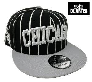 Chicago White Sox Snapback New Era City Arch Cap Hat Black Grey