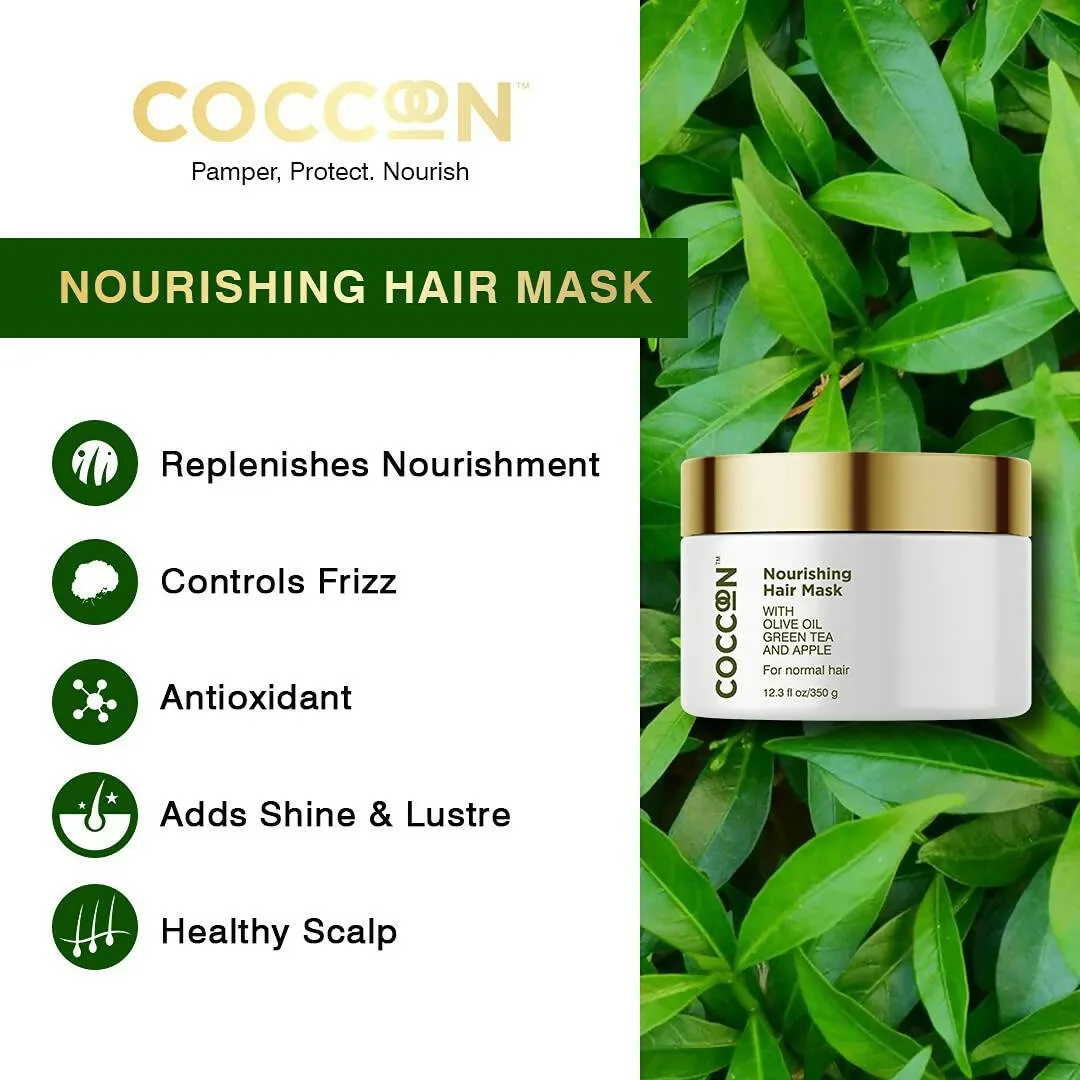 Coccoon Nourishing Hair Mask With Olive Oil, Green Tea & Green Apple