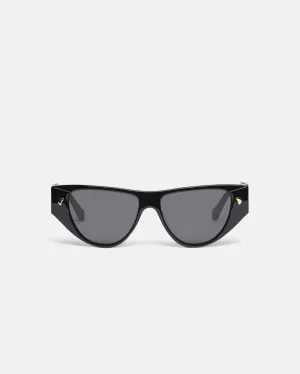 Emme - Bio-Plastic Cat-Eye Sunglasses - Black