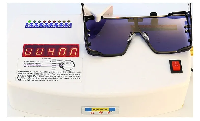 Fashion Square Oversized Retro Sunglasses