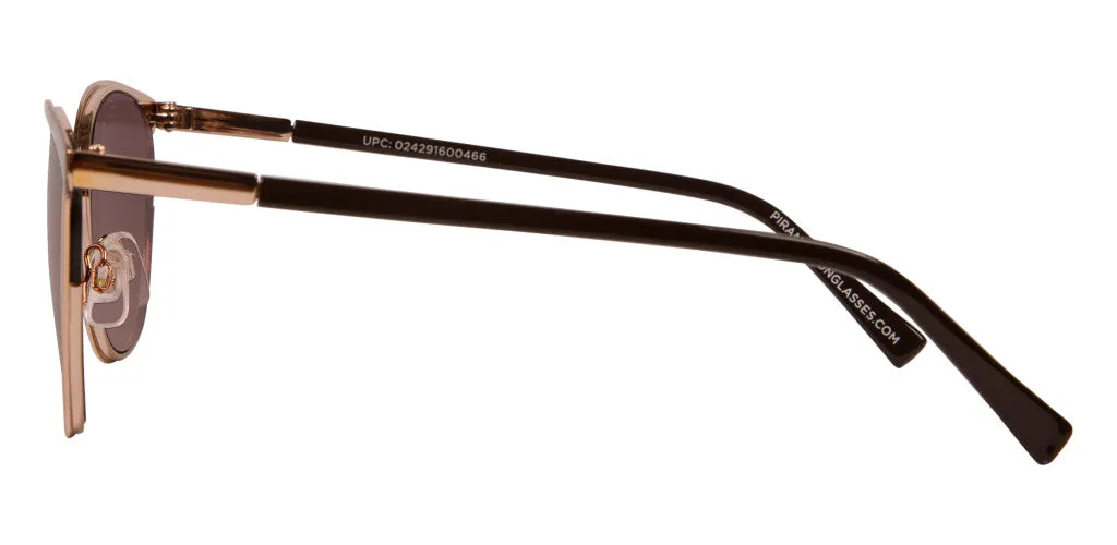Gold Metal Keyhole Cat Eye Sunglasses - Tilda