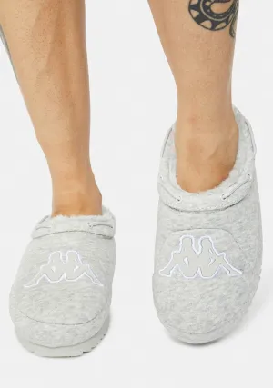 Gray Logo Tasin Sneaker Mules