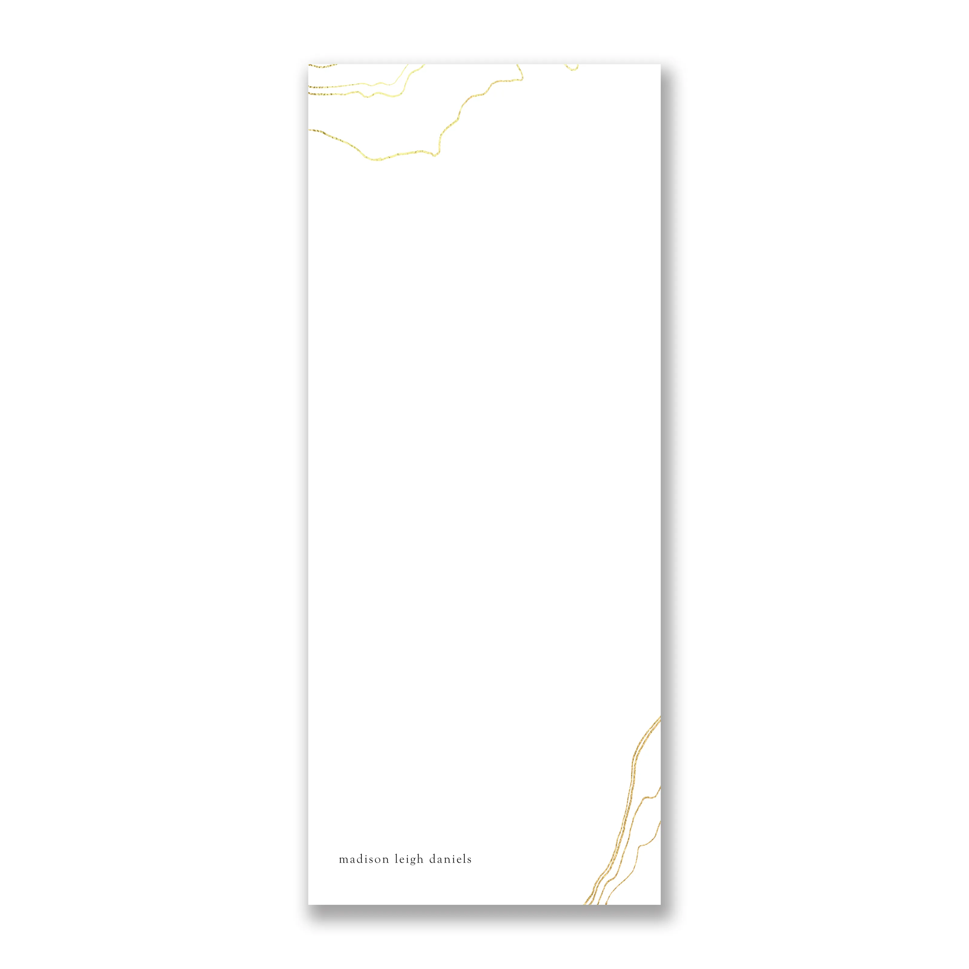 Gray Marble Custom Foil Notecards