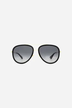 Gucci Gold/Grey Aviators - Gg0062s-011 57