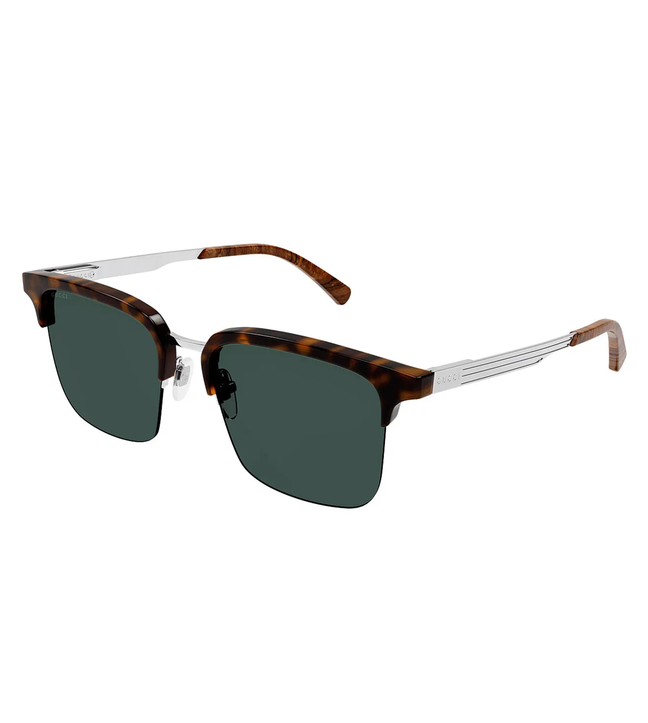 Gucci Men's Green Square Sunglasses