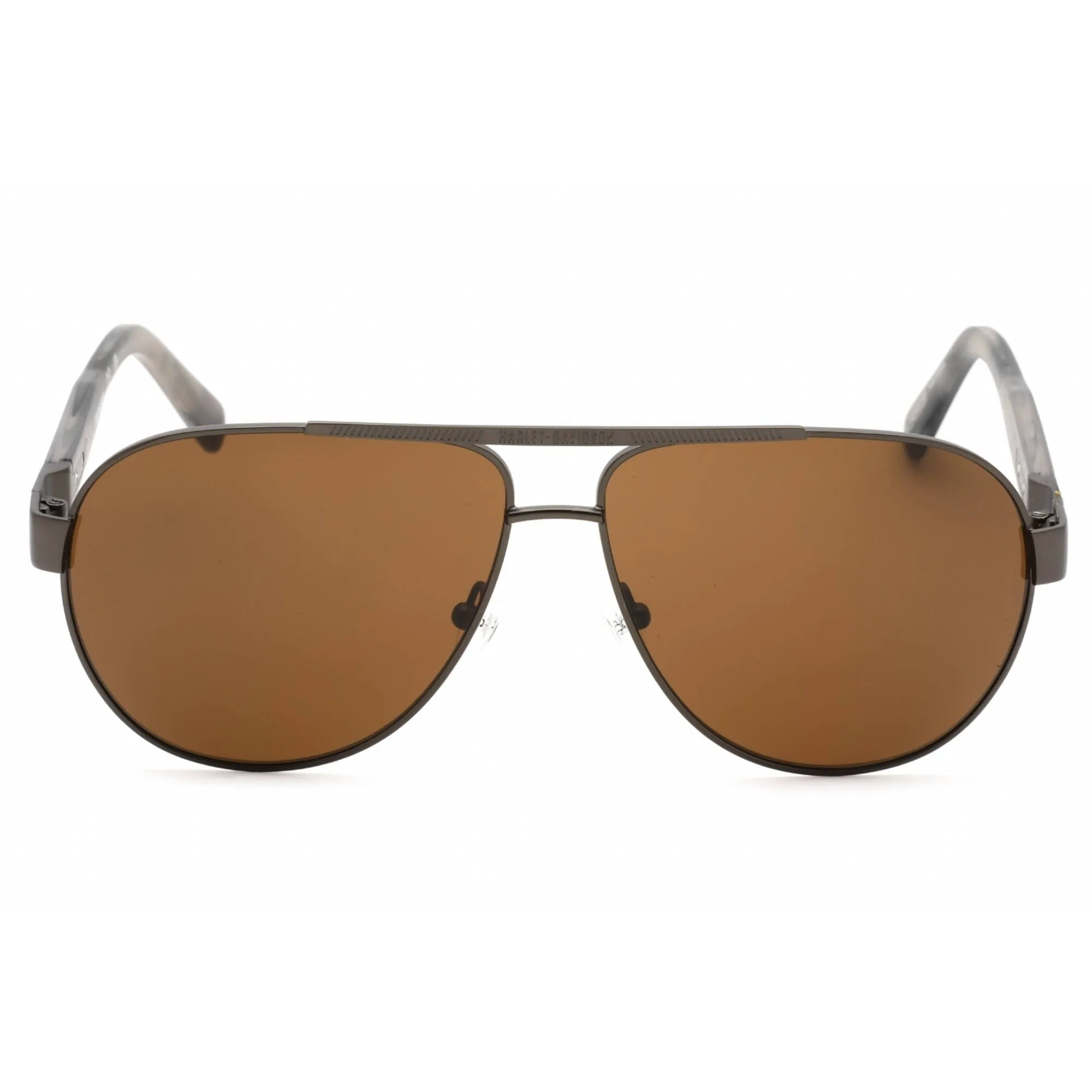 Harley Davidson Men's Sunglasses - Matte Gunmetal Metal Pilot Frame | HD0971X 09E