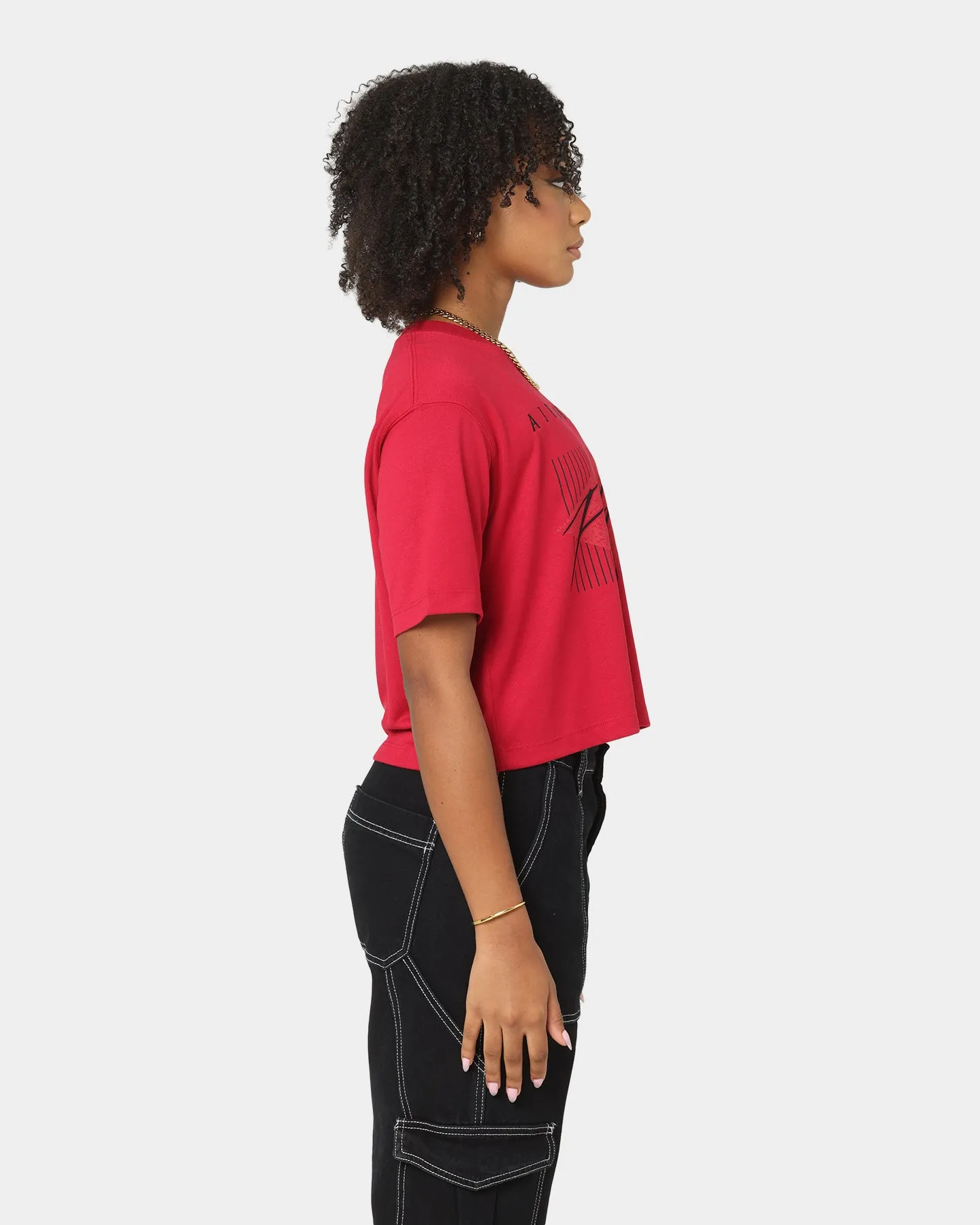 Jordan Women's Essential Short Sleeve Boxy T-Shirt Mystic Hibiscus