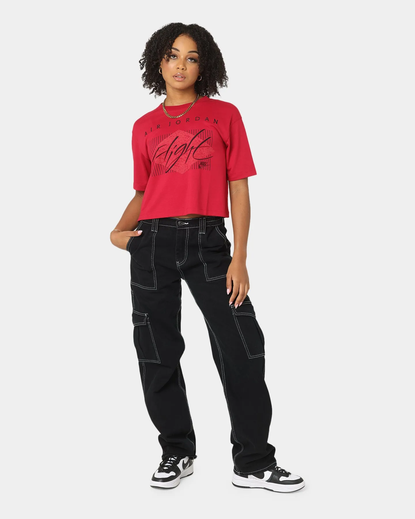 Jordan Women's Essential Short Sleeve Boxy T-Shirt Mystic Hibiscus