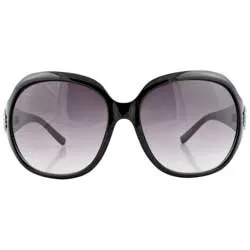 JOSIE Black/Smoke Oversized Sunglasses