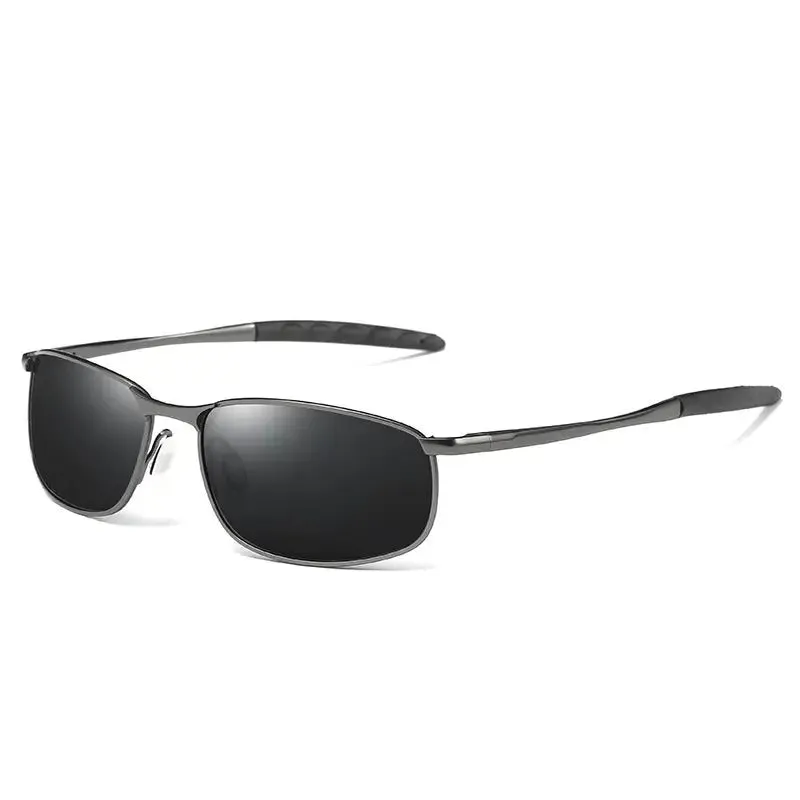 Men's Driving Sunglasses with Polarized Lenses & Metal Frame