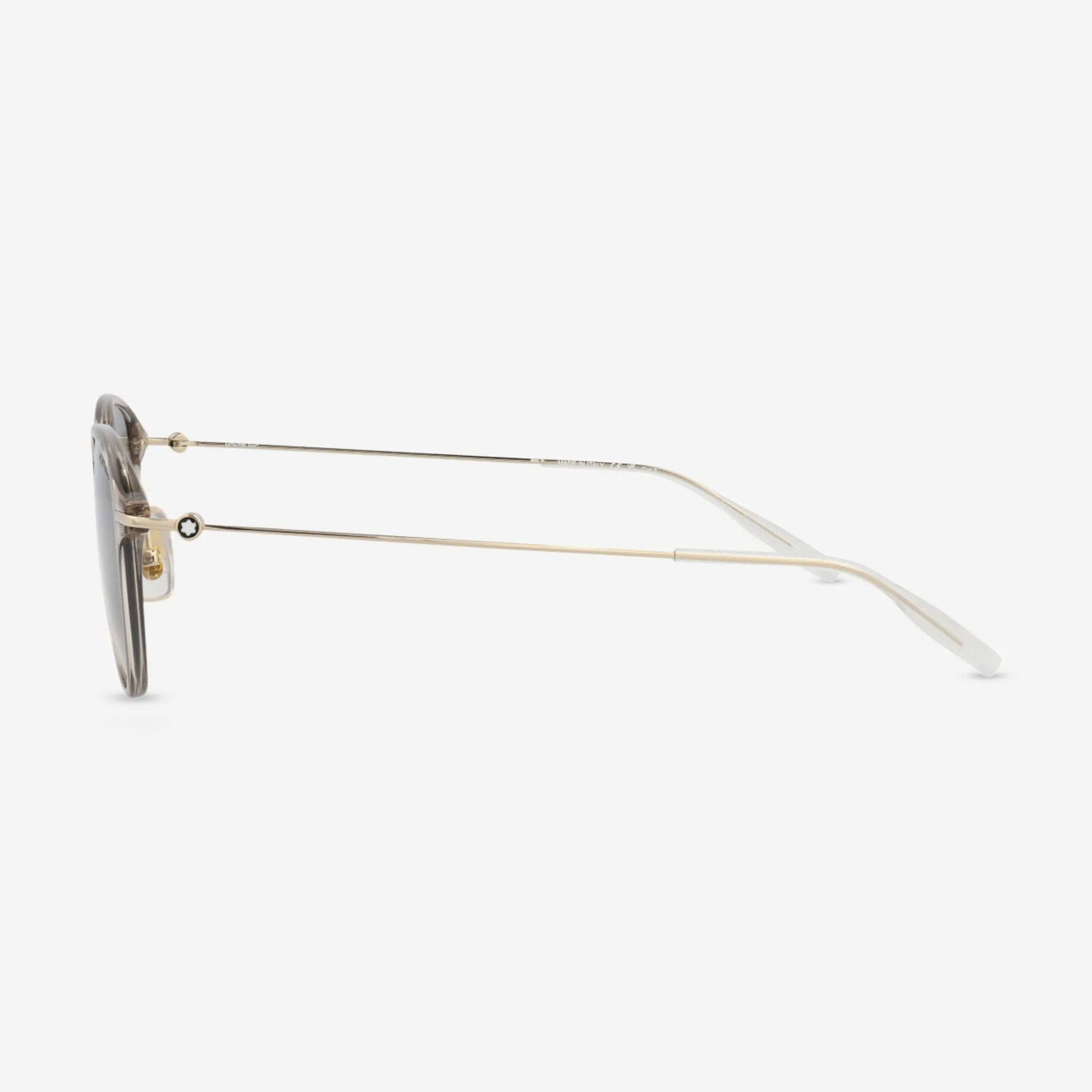 Montblanc Core Round Injection Men's Sunglasses MB0155S-30010173-003