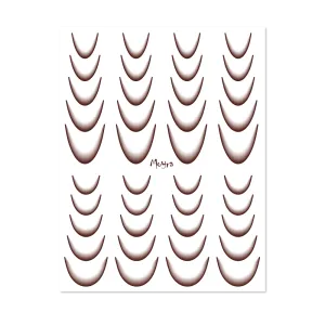 Moyra - Watertransfer Sticker Selection No. 09 Brown Ombre