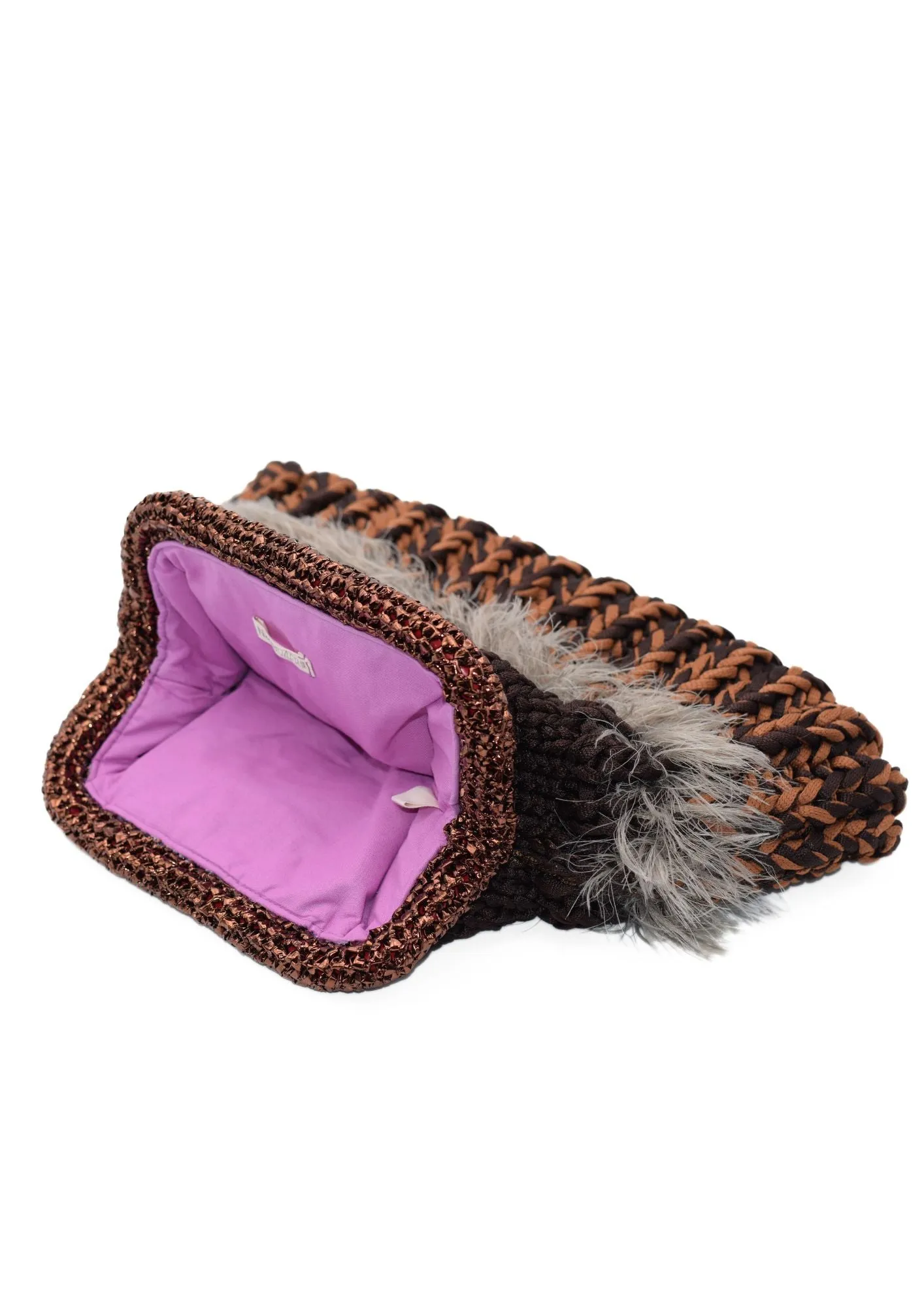 Nadia Dafri Sahara clutch