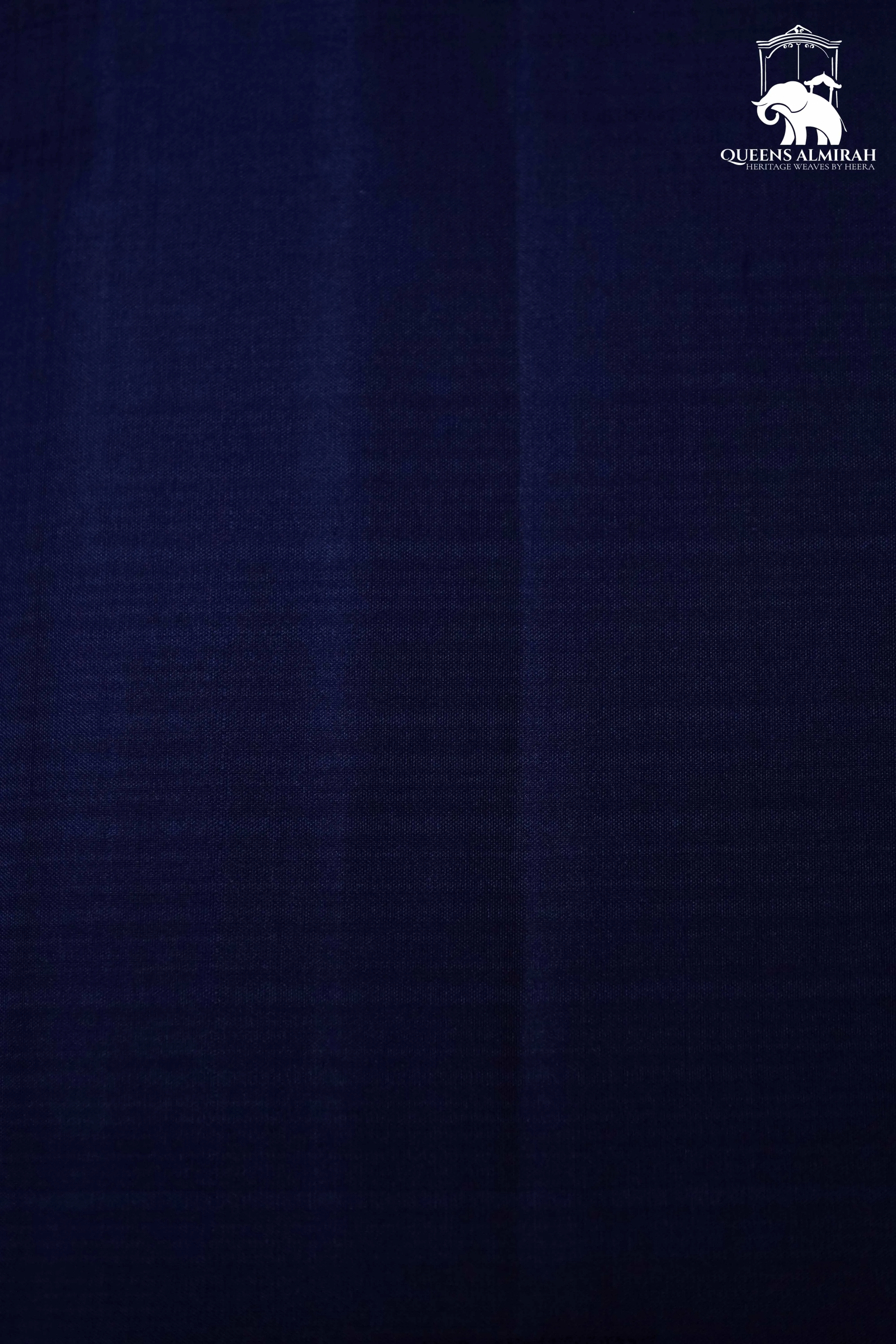 NAVY BLUE WITH GOLD BORDER KANCHIVARAM SILK SAREE