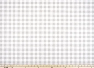 Plaid French Grey Fabric By Premier Prints