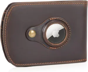Polare Slim Curve Front Pocket RFID Blocking Italian Real Leather Bifold Wallet for Men