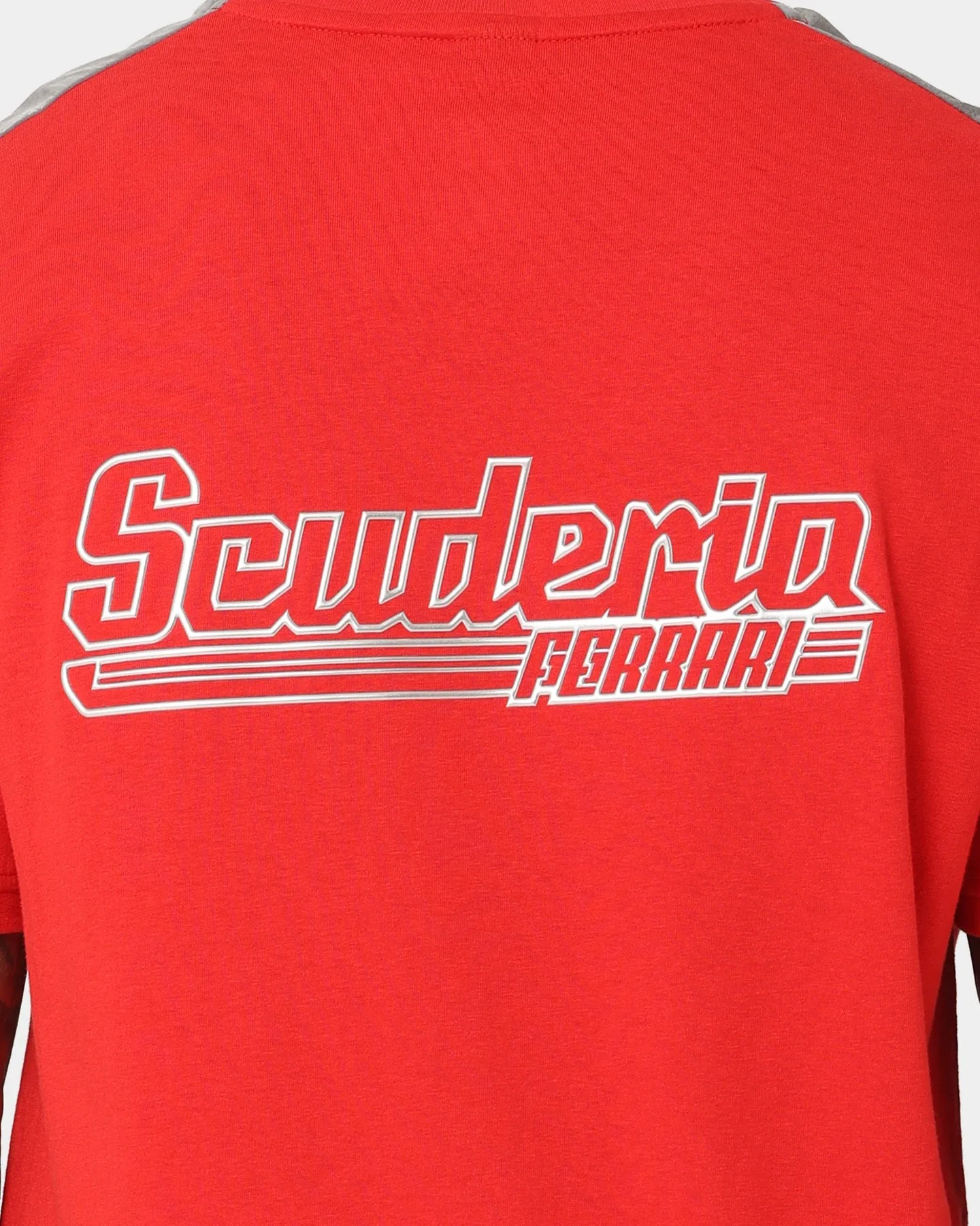 Puma X Ferrari Motorsports Race MT7 Monochrome T-Shirt Rosso Corsa