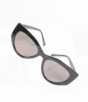 Quay Black Persuasive Cat Eye Sunglasses