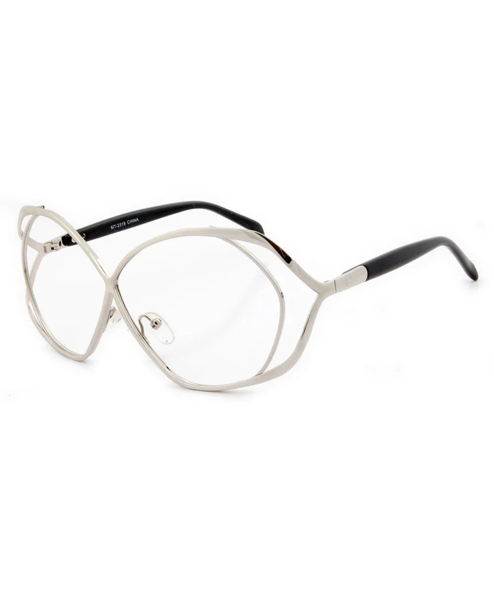 SOPHIA Silver/Clear Glasses
