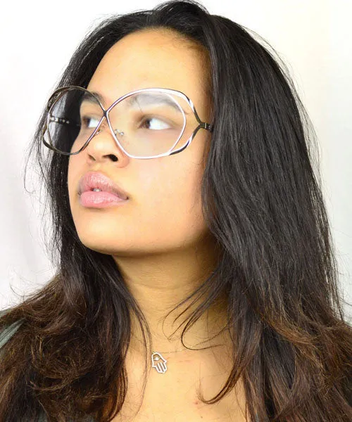 SOPHIA Silver/Clear Glasses