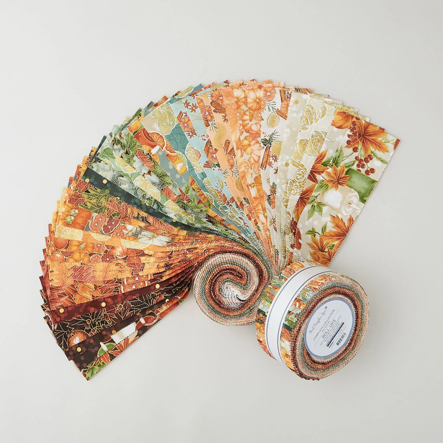 Sweet Pumpkin Spice Metallic Roll Up