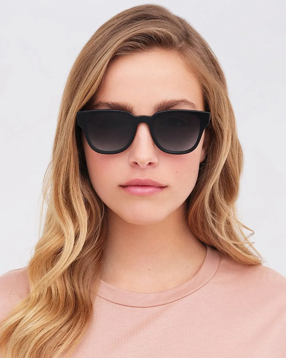 Webster Nylon Sunglasses in Black and Shadow